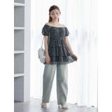 ミニフラワープリントオフショルワンピース | EATME | 詳細画像36