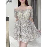 ミニフラワープリントオフショルワンピース | EATME | 詳細画像5