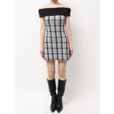 Backカットアウトチェックワンピース | EATME | 詳細画像30