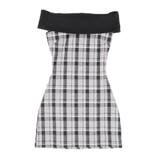 Backカットアウトチェックワンピース | EATME | 詳細画像48