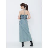 サイドレースアップデニムワンピース | EATME | 詳細画像4