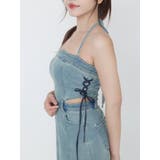 サイドレースアップデニムワンピース | EATME | 詳細画像5