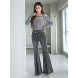 タックフレアデニムパンツ | EATME | 詳細画像23