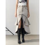 フレアマーメイドデニムスカート | EATME | 詳細画像25 