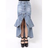 フレアマーメイドデニムスカート | EATME | 詳細画像9 