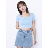 スクエアネックコンパクトTシャツ | EATME | 詳細画像23