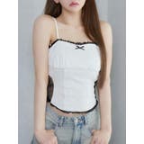 オフホワイト | レースキャミTOP | EATME