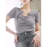 ホルターネックレイヤードリブTOP | EATME | 詳細画像1