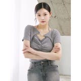 ホルターネックレイヤードリブTOP | EATME | 詳細画像10