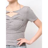 ホルターネックレイヤードリブTOP | EATME | 詳細画像24