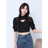 ビジューボタンデコルテリブTOP | EATME | 詳細画像18