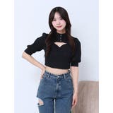 ビジューボタンデコルテリブTOP | EATME | 詳細画像2