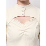 ビジューボタンデコルテリブTOP | EATME | 詳細画像25