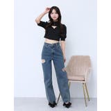 ビジューボタンデコルテリブTOP | EATME | 詳細画像46