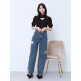 ビジューボタンデコルテリブTOP | EATME | 詳細画像48