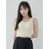 カップ付きリブニットトップス | EATME | 詳細画像7 