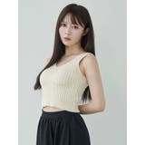 カップ付きリブニットトップス | EATME | 詳細画像8 