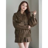 【SETUP】ヴィンテージライクフェイクレザーブルゾン | EATME | 詳細画像38