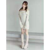 ヘムシャギーオフショルニットワンピース | EATME | 詳細画像23