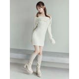 ヘムシャギーオフショルニットワンピース | EATME | 詳細画像24