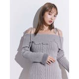 ヘムシャギーオフショルニットワンピース | EATME | 詳細画像37