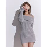 ヘムシャギーオフショルニットワンピース | EATME | 詳細画像38