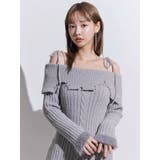 ヘムシャギーオフショルニットワンピース | EATME | 詳細画像40