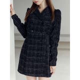 ブラック | テーラードカラーミニワンピース | EATME