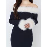 フェイクファーオフショルロングワンピース | EATME | 詳細画像21