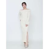 フェイクファーオフショルロングワンピース | EATME | 詳細画像23