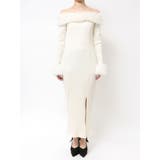 フェイクファーオフショルロングワンピース | EATME | 詳細画像36