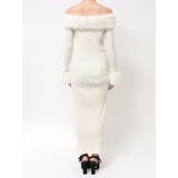 フェイクファーオフショルロングワンピース | EATME | 詳細画像38