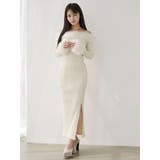 フェイクファーオフショルロングワンピース | EATME | 詳細画像7