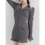 グレー | オープンカラーワンピース | EATME