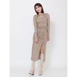 デコルテチェックワンピース | EATME | 詳細画像19