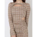 デコルテチェックワンピース | EATME | 詳細画像21