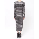 デコルテチェックワンピース | EATME | 詳細画像30