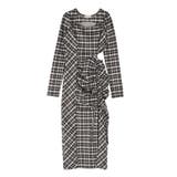 デコルテチェックワンピース | EATME | 詳細画像40