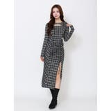 デコルテチェックワンピース | EATME | 詳細画像8