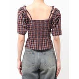 リボンショルダーチェックブラウス | EATME | 詳細画像24