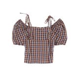 リボンショルダーチェックブラウス | EATME | 詳細画像36