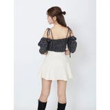 リボンショルダーチェックブラウス | EATME | 詳細画像8