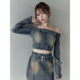 ベルトオフショルデニムTOP | EATME | 詳細画像18