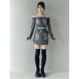 ベルトオフショルデニムTOP | EATME | 詳細画像29