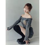 ベルトオフショルデニムTOP | EATME | 詳細画像7