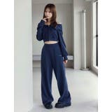 【SETUP着用可】スウェットワイドパンツ | EATME | 詳細画像2