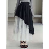 アシンメトリーフレアスカート | EATME | 詳細画像1 