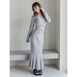 【SETUP着用可】クロスケーブルニットスカート | EATME | 詳細画像32