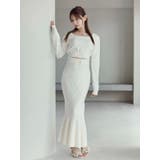 【SETUP着用可】クロスケーブルニットスカート | EATME | 詳細画像5