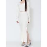 【SETUP着用可】クロスケーブルニットスカート | EATME | 詳細画像8